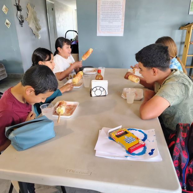 Some children at The Bible eschool